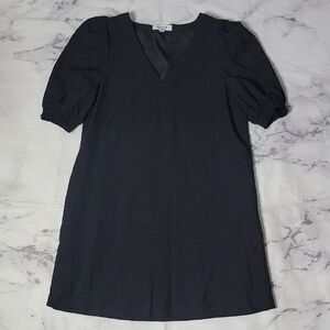 BB Dakota Steve Madden Black Puff Sleeve Mini Dress